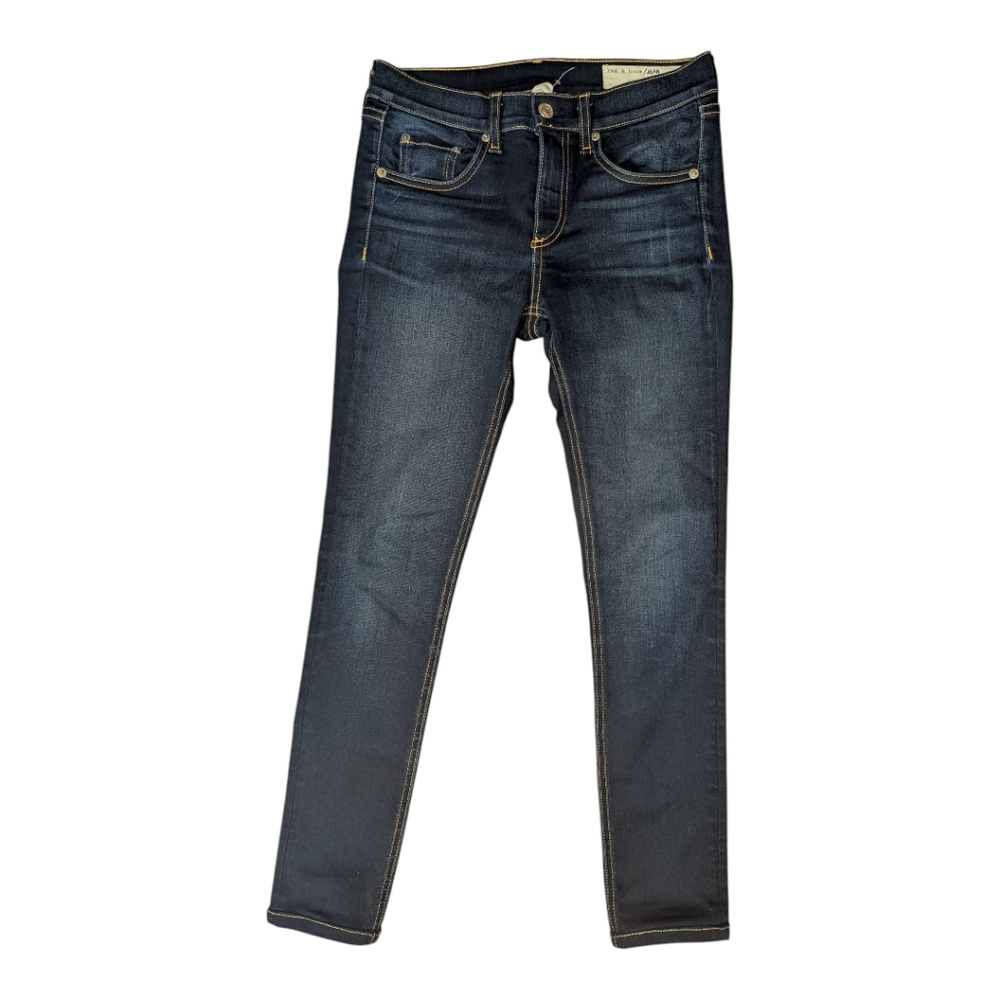 Rag & Bone Deep Indigo Skinny Jeans